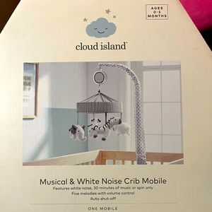 Musical and white noise crib mobile